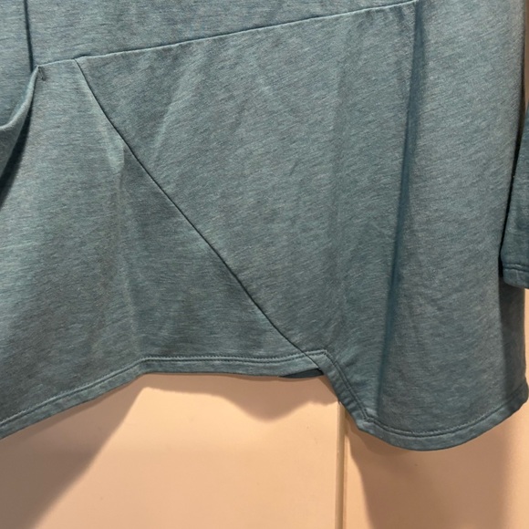 J Jill Teal Cowl Neck Tunic Top - Picture 5 of 5